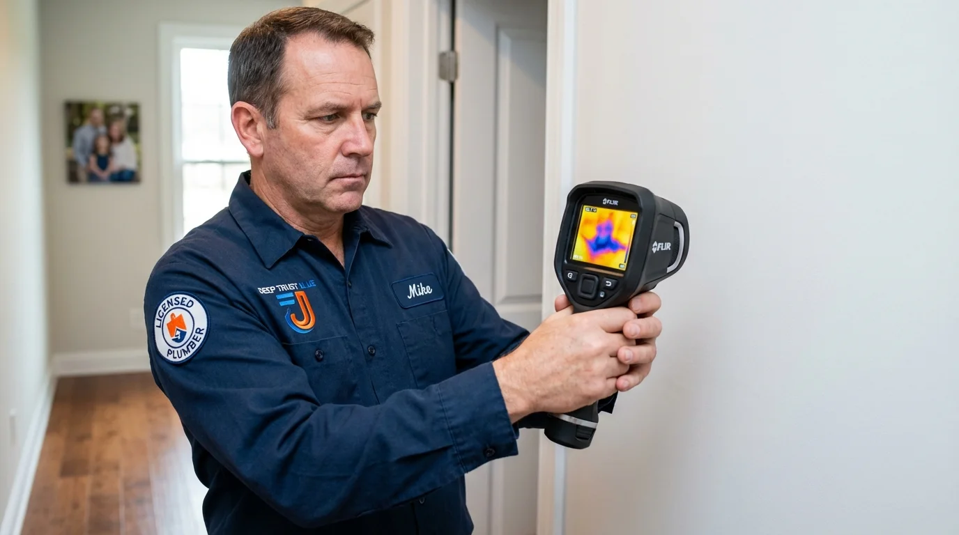 Thermal imaging leak detection by Johns Plumbing LLC in Shawano